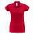 Фото Рубашка поло женская Heavymill красная c Вашим логотипом на заказ.