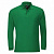 Фото Рубашка поло мужская с длинным рукавом Winter II 210 ярко-зеленая c Вашим логотипом на заказ.