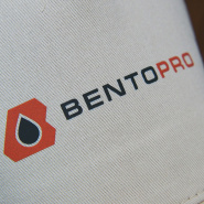 Бежевые бейсболки с логотипом Бенто Про