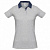 Фото Рубашка поло женская DNM Forward серый меланж c Вашим логотипом на заказ.